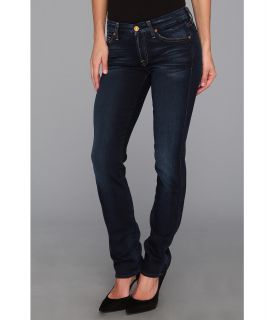 7 For All Mankind Kimmie Straight Leg in Slim Illusion Merci Blue Womens Jeans (Blue)
