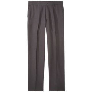 Haggar H26 Mens Classic Fit Performance Pants   Charcoal Gray Windowpane 42x29