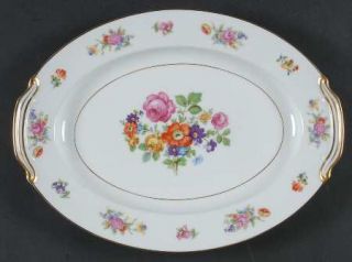 Noritake Dresala 11 Oval Serving Platter, Fine China Dinnerware   Multicolor Dr