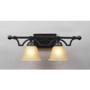 PLC Lighting PLC 13102 ORB Coronado Bath Vanity Light / 2 Light Incandescent 60W