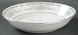 Crown Ming Diana Coupe Soup Bowl, Fine China Dinnerware   Pastel Flowers, Blue B