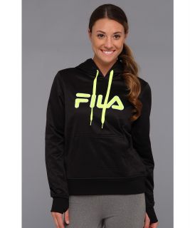Fila Plaited Fleece Hoody Womens Sweatshirt (Black)