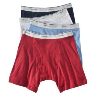 Fruit of the Loom Mens Boxer Briefs 4 Pack   Assorted Colors XXL