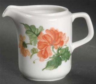 Kaiser Lauriane Creamer, Fine China Dinnerware   Orange & Yellow Flowers