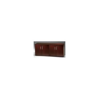 Mayline Napoli Low Wall Cabinet VLCX Finish Sierra Cherry, Door Style All Wood