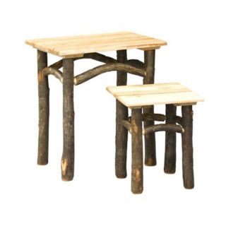 Chelsea Home Ruben Rectangle Natural Wood Nesting Table Multicolor   420 691