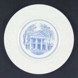 Wedgwood University Of Virginia Blue Dinner Plate, Fine China Dinnerware   Blue