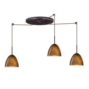 Besa Lighting BEL 3JW 4470CE BR Vila Pendant