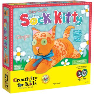 Sew Cute Sock Project Kit kitty