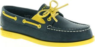 Boys Sperry Top Sider A/O Gore   Navy/Yellow Nubuck Casual Shoes