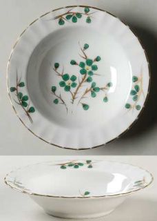 Regal (Japan) Emerald Rim Fruit/Dessert (Sauce) Bowl, Fine China Dinnerware   Gr