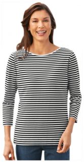 Striped Boatneck Tee