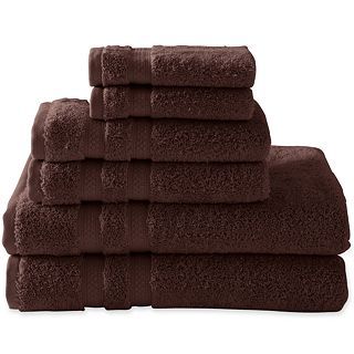 Royal Velvet Pure Perfection 6 pc. Bath Towel Set, Perfect Chocolate