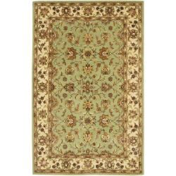 Hand tufted Mandara Oriental Wool Rug (79 X 106) (Gold, orange, brown, beige, burgundy, black, ivoryPattern OrientalTip We recommend the use of a  non skid pad to keep the rug in place on smooth surfaces. All rug sizes are approximate. Due to the differ