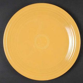 Homer Laughlin  Fiesta Yellow (Older) Luncheon Plate, Fine China Dinnerware   Ye