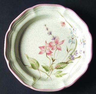 Mikasa Wood Violets Salad Plate, Fine China Dinnerware   French Meadows, Pastel