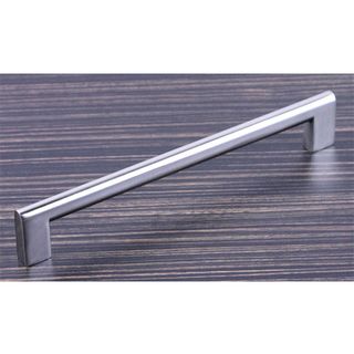 Contemporary 8 1/8 inch Key Shape Design Stainless Steel Finish Cabinet Bar Pull Handle (case Of 10)