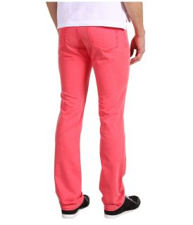 Versace Collection Trend Fit Color Denim Mens Jeans (Red)
