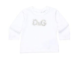 Dolce & Gabbana L/S DG Tee Womens T Shirt (White)