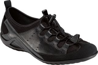 Womens ECCO Vibration II Toggle   Black/Black Synthetic/Textile Casual Shoes