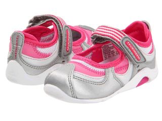 Tsukihoshi Kids Baby Arisa Girls Shoes (Silver)