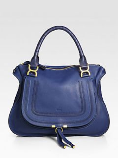 Chloe Marcie Large Shoulder Bag   Royal Blue