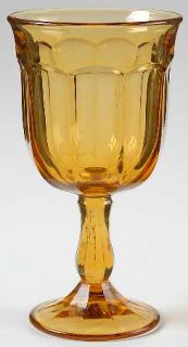 Viking Arlington Amber Water Goblet   Amber