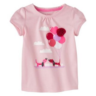 Circo Infant Toddler Girls Short sleeve Tee Shirt   Pouty Pink 3T