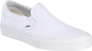 Vans Classic Slip On   True White Canvas Shoes