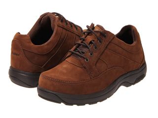 Dunham Midland Oxford Mens Lace up casual Shoes (Brown)