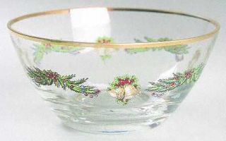 Spode Christmas Tree Garland Glassware Individual Salad Bowl, Fine China Dinnerw