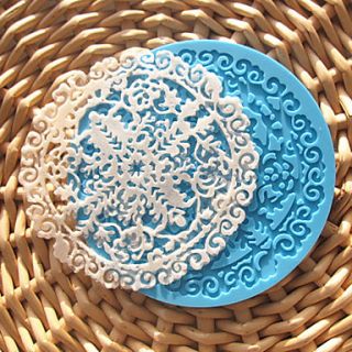 Bud Silk Lace Silicone Baking Mold, Mold size 5x5 inch, Finished Lace Size 4x4 inch