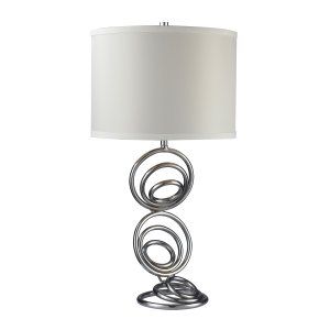 Dimond Lighting DMD D2059 Franklin Park Table Lamp with Pure White Faux Silk Sha
