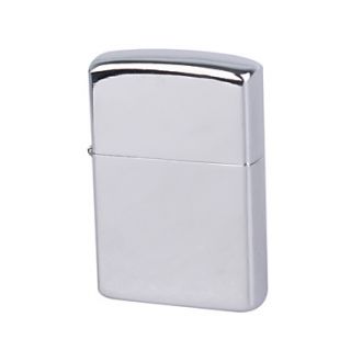 Metallic Oil Lighter with Matted white Color Design