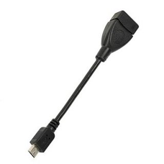 Micro USB Male to USB Female Cable