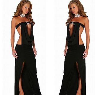 Sexy Ladies Cocktail Black Ball Gown