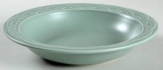 Pfaltzgraff Acadia Cypress Rim Soup Bowl, Fine China Dinnerware   Stoneware, Cyp