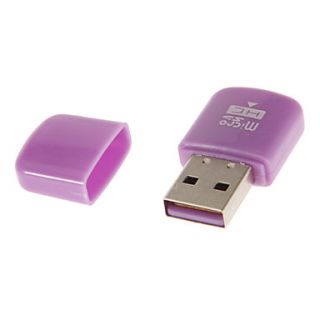 USB 2.0 Memory Card Reader (Pink/Green/Blue/Purple/Yellow)