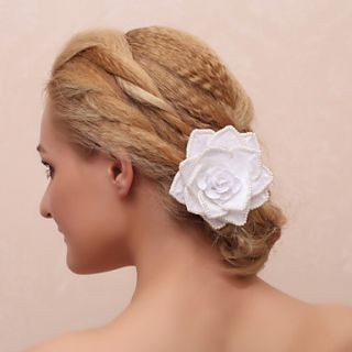 Elegant Flower With Imitation Pearl WomenS Wedding Headpieces