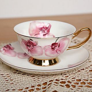 Dahlia Coffee Mug,Porcelain 7oz
