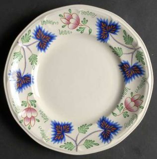 Simpsons Greenfield Village Salad Plate, Fine China Dinnerware   Museum Coll,Blu