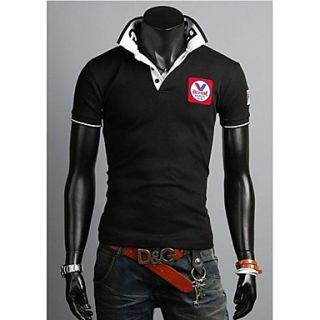 Mens Short Sleeve Fashion Casual Polo T Shirt For Men 3 Colors