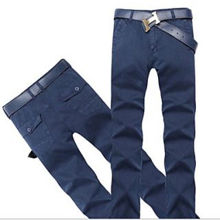 Mens Solid Color Slim Jean