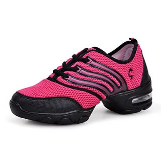 High Quality Tulle Upper Fitness Modern Dance Shoes Dance Sneakers With Soft Pads(More Colors)