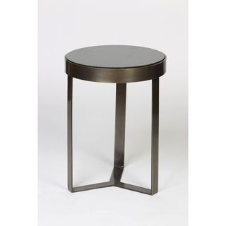 Antique Brass Accent Table
