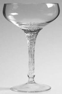 Rosenthal Split Champagne/Tall Sherbet   9600, Textured Stem Clear, No Trim