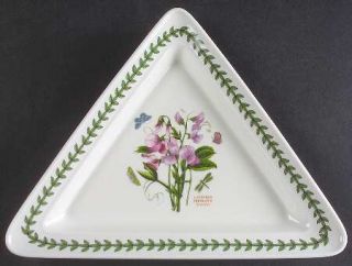 Portmeirion Botanic Garden 11 Triangular Plate, Fine China Dinnerware   Various