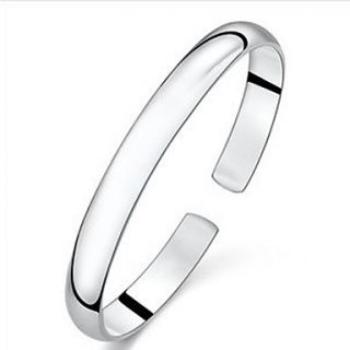 MISS U Womens Simple Silvering Semi ring Bracelet
