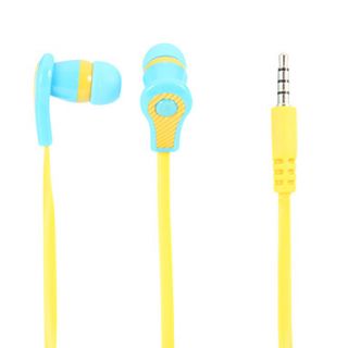 C109 Super Bass Stereo In Ear Headphone with Mic(Yellow)