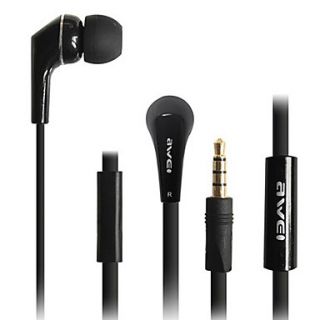 ES Q7i awei Super Bass In Ear Earphone with Mick and Remote for Mobilephone/PC/